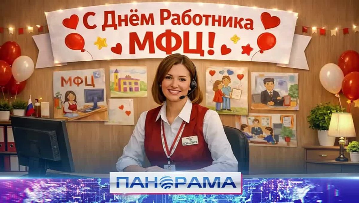 Поздравление в рисунках: МФЦ глазами юных художников