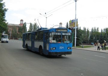 Троллейбусы на время прекратили движение в Горловке