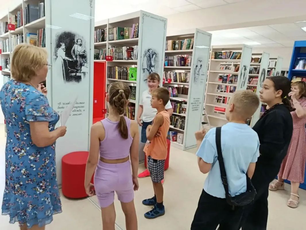 22 июля в гостях у Харцызской модельной библиотеки побывали юные читатели 22 июля в гостях у Харцызской модельной библиотеки побывали юные читатели
