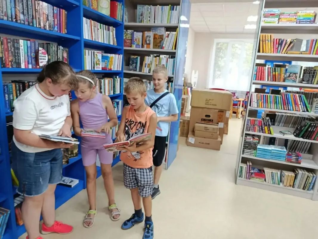 22 июля в гостях у Харцызской модельной библиотеки побывали юные читатели 22 июля в гостях у Харцызской модельной библиотеки побывали юные читатели