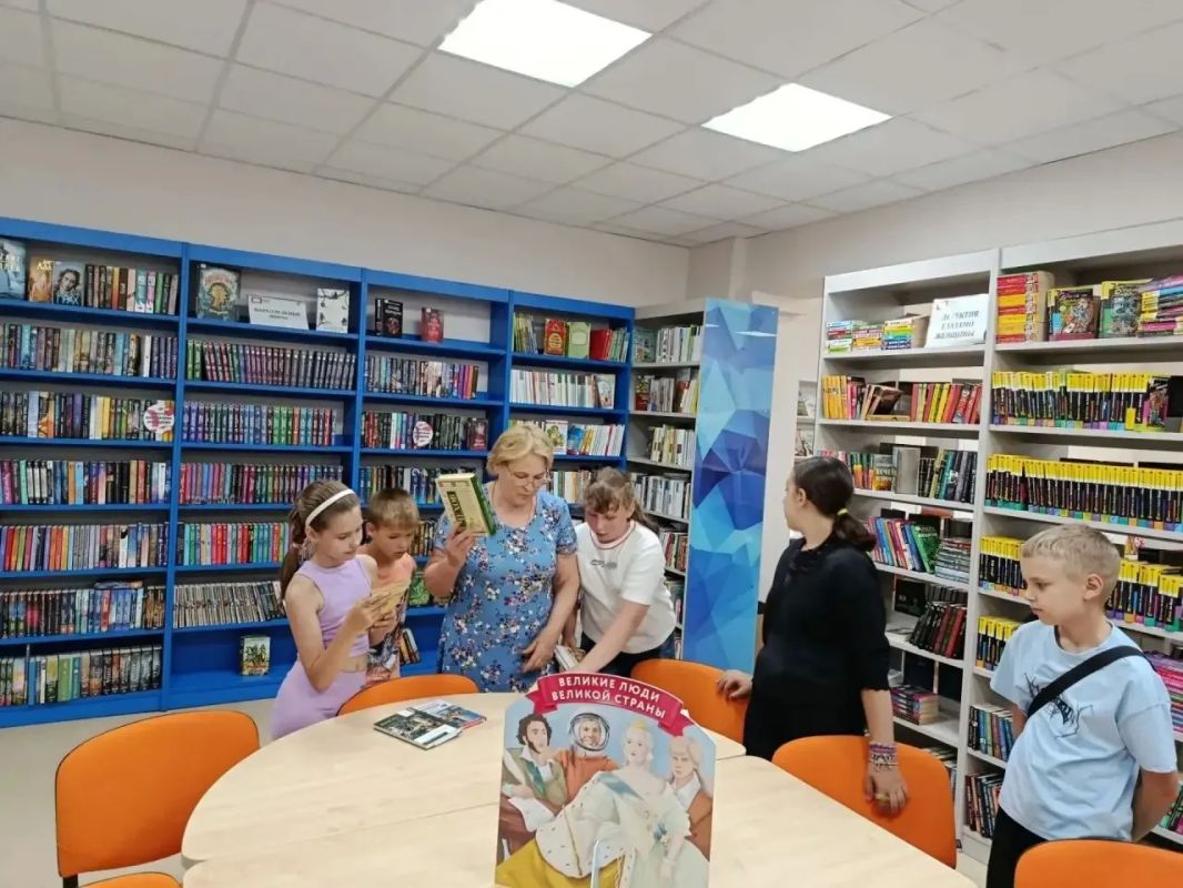22 июля в гостях у Харцызской модельной библиотеки побывали юные читатели 22 июля в гостях у Харцызской модельной библиотеки побывали юные читатели