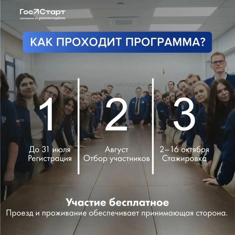 Время действовать. . Стартовала регистрация на федеральный этап «ГосСтарт.Стажировки»! Ь Что вас ждет? 2 недели работы в одном из 35 федеральных органах власти Погружение в реальные задачи госслужащего Обмен опытом с 250... Время действовать. . Стартовала регистрация на федеральный этап «ГосСтарт.Стажировки»! Ь Что вас ждет? 2 недели работы в одном из 35 федеральных органах власти Погружение в реальные задачи госслужащего Обмен опытом с 250...
