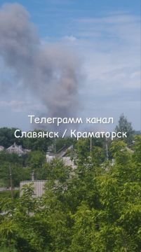 В Славянске очень мощные прилеты, с мест сообщают что почувствовала вся округа