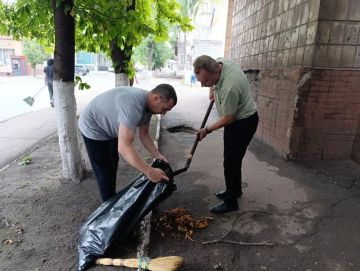 24 июля краснолиманцы проявили инициативу и провели санитарный день