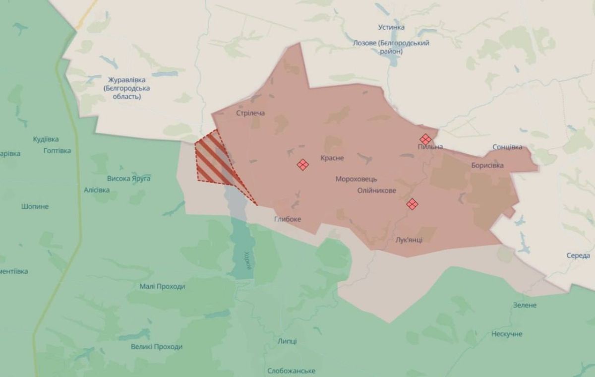 «Российские войска продвинулись в Харьковской и Донецкой областях. Движение зафиксировано в районе Малых Проходов у границы с Россией в Харьковской области, а также вблизи села Каленики на Славянском направлении в Донецкой... «Российские войска продвинулись в Харьковской и Донецкой областях. Движение зафиксировано в районе Малых Проходов у границы с Россией в Харьковской области, а также вблизи села Каленики на Славянском направлении в Донецкой...