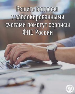Узнать причину и ускорить процесс разблокировки счетов плательщика можно с помощью сервисов, представленных на сайте ФНС России