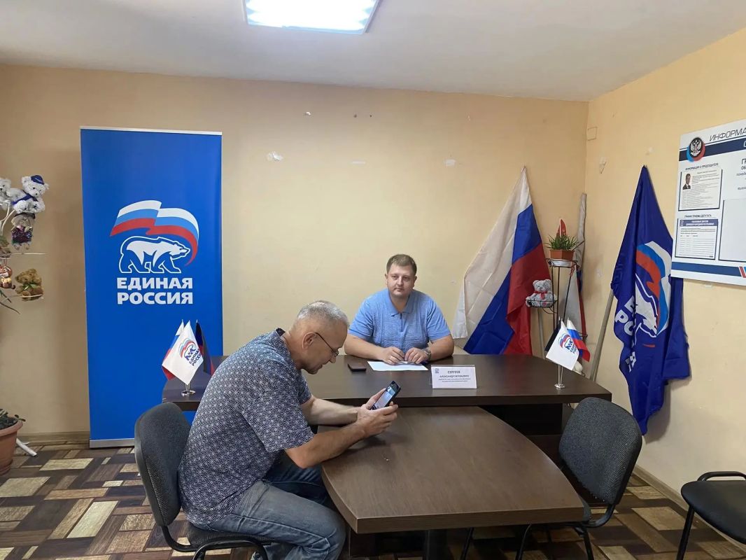 Заместитель главы администрации округа Александр Сергеев провел очередной личный прием