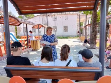 И. о. начальника Мичуринского территориального отдела Администрации Тельмановского муниципального округа провела встречу с жителями села Первомайское
