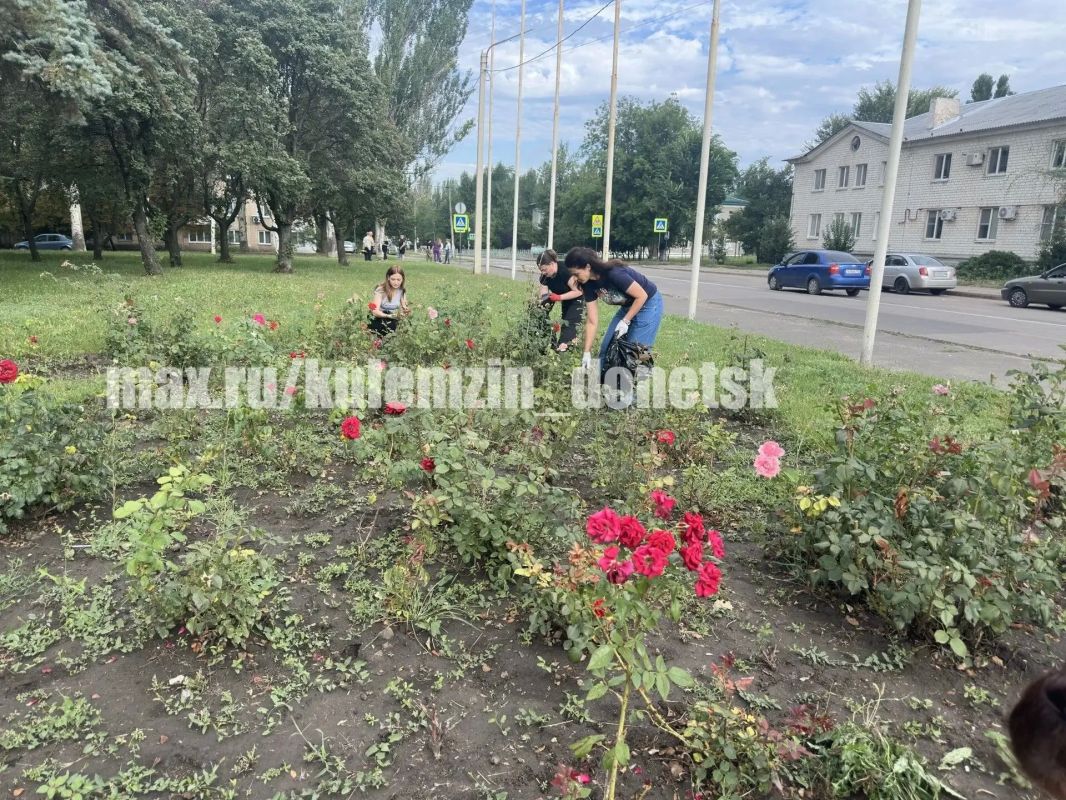 Акция «Чистый четверг» во всех районах Донецка! Акция «Чистый четверг» во всех районах Донецка!