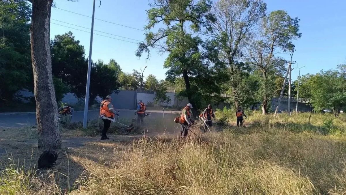 Специалисты «Уютного города» продолжают приводить улицы в порядок Специалисты «Уютного города» продолжают приводить улицы в порядок