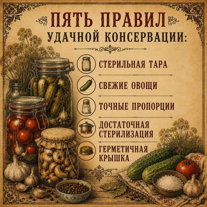 Главный секрет домашней консервации: почему банки взрываются и как этого избежать Главный секрет домашней консервации: почему банки взрываются и как этого избежать