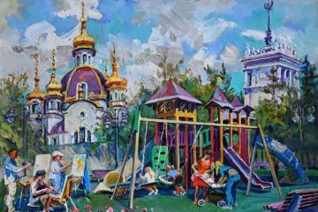Работы художников Донбасса были представлены в «Русских домах» Армении и Малайзии