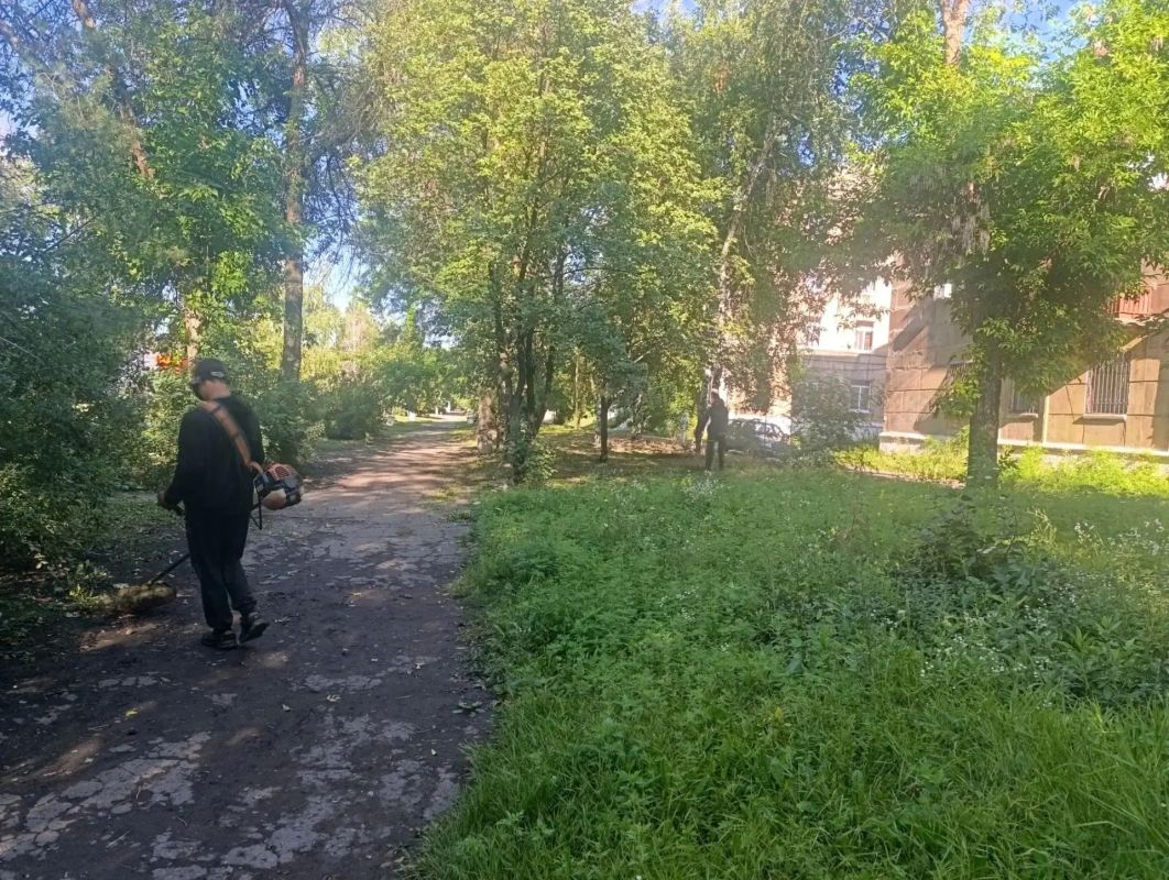 В Ждановке продолжаются плановые работы по благоустройству города В Ждановке продолжаются плановые работы по благоустройству города