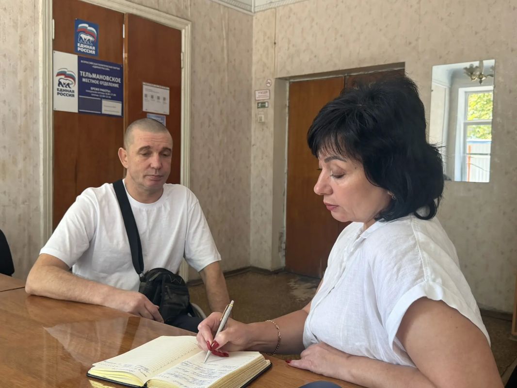 Наталья Великодная: Провела очередной личный приём граждан в Общественной приёмной местного отделения партии «Единая Россия» Наталья Великодная: Провела очередной личный приём граждан в Общественной приёмной местного отделения партии «Единая Россия»