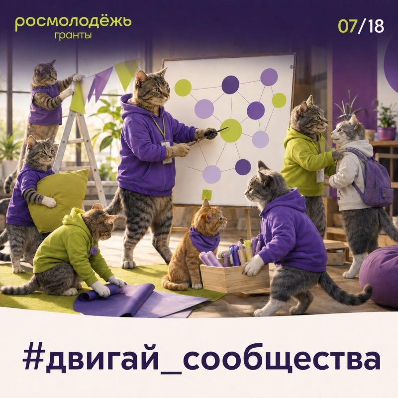 18 котиков — 18 направлений для добрых идей 18 котиков — 18 направлений для добрых идей