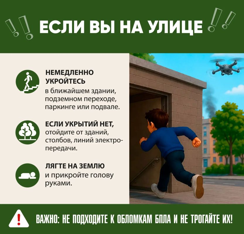 Что делать, если увидели БПЛА? Что делать, если увидели БПЛА?