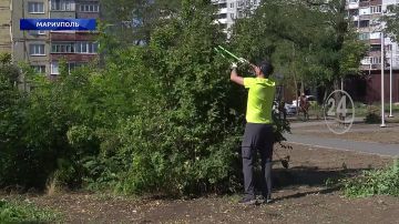 В Мариуполе приводят в порядок общественные пространства! 04.08.2026