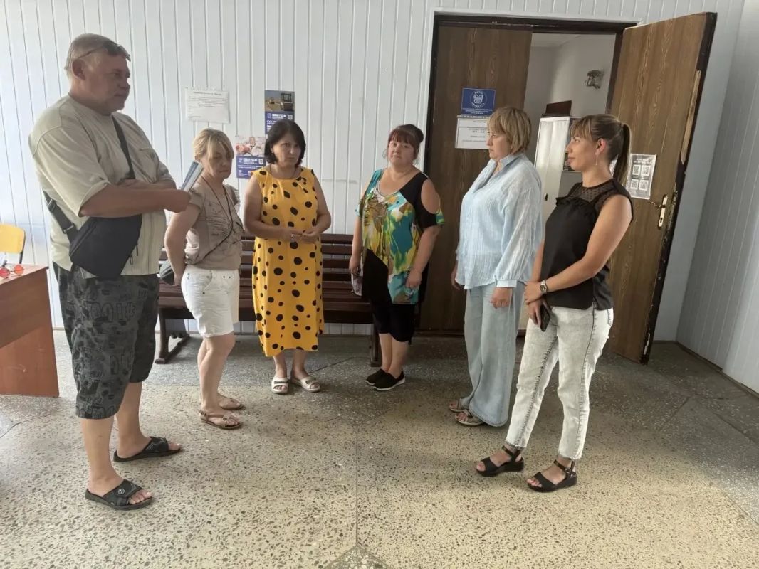 Встреча с жителями в Мангуше