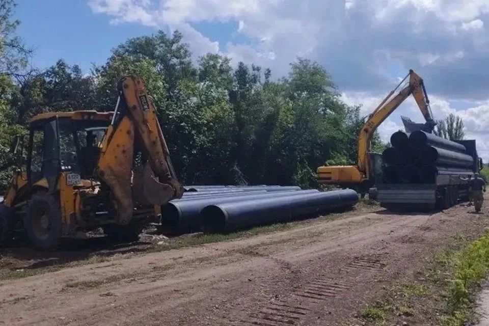 В Горловке стартовала реконструкция магистрального водовода, которая обеспечит бесперебойной подачей воды 22 тысячи жителей