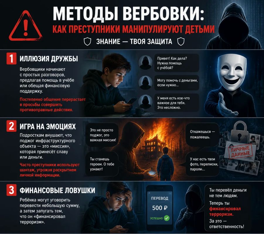 Скрытая угроза: как мошейники вербуют детей в интернете Скрытая угроза: как мошейники вербуют детей в интернете