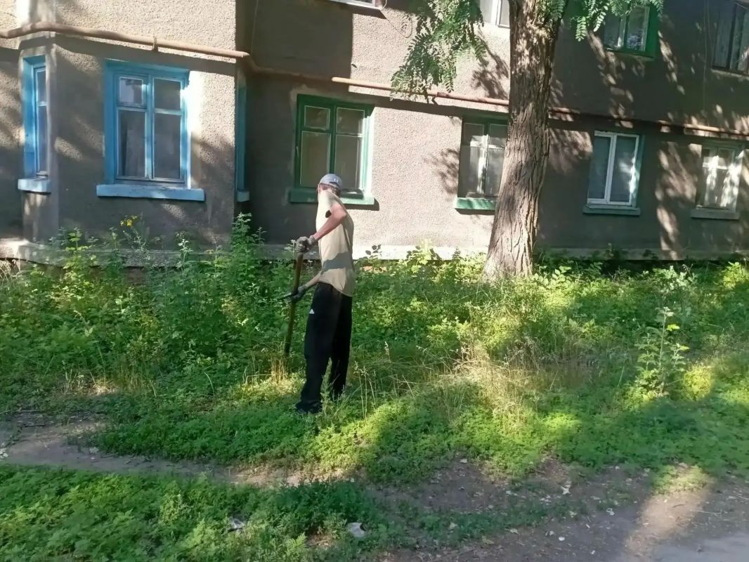 Добрые дела жителей Калининского района Горловки