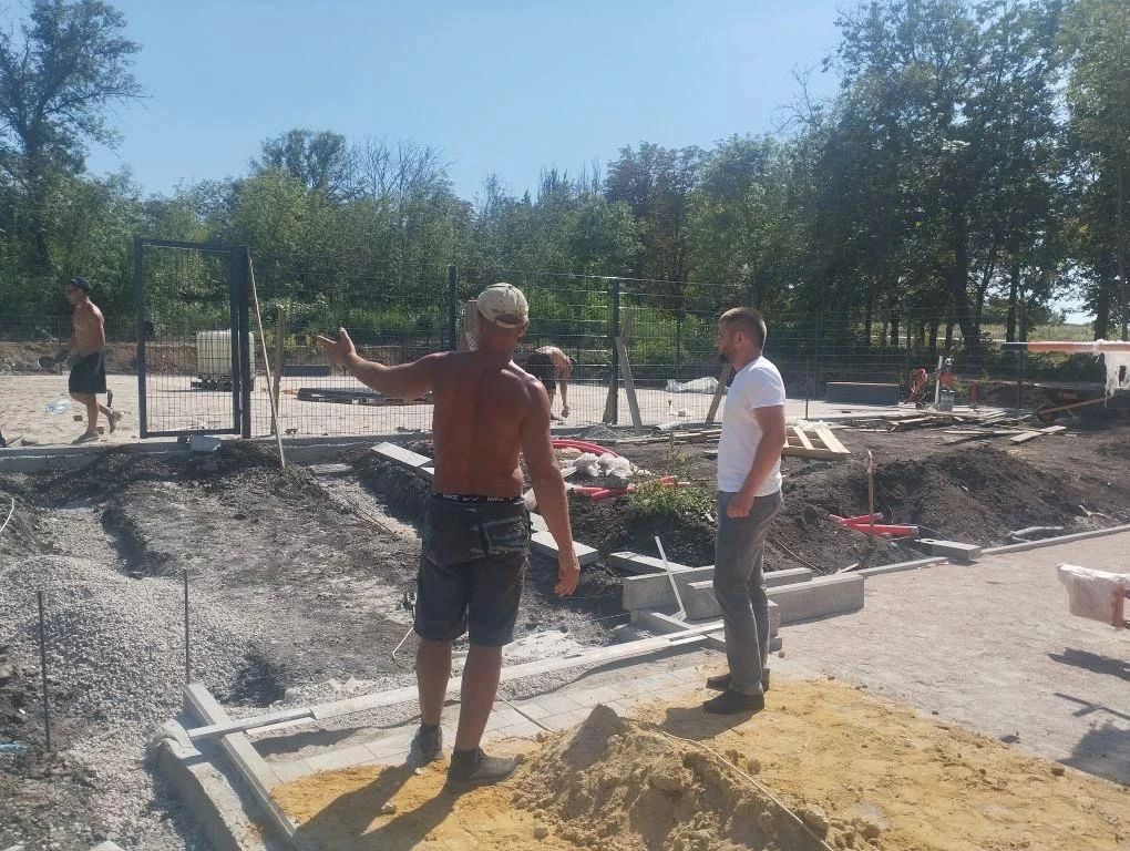 Благоустройство в Мичурино: ход работ под контролем Благоустройство в Мичурино: ход работ под контролем