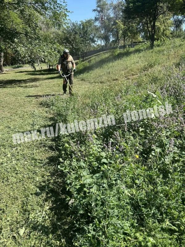 В эти жаркие летние дни сотрудники Дирекции парков продолжают работу по благоустройству территорий В эти жаркие летние дни сотрудники Дирекции парков продолжают работу по благоустройству территорий