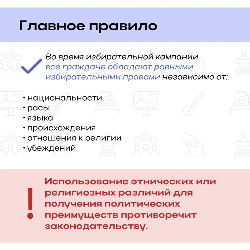 Этнические и религиозные вопросы в избирательном процессе Этнические и религиозные вопросы в избирательном процессе