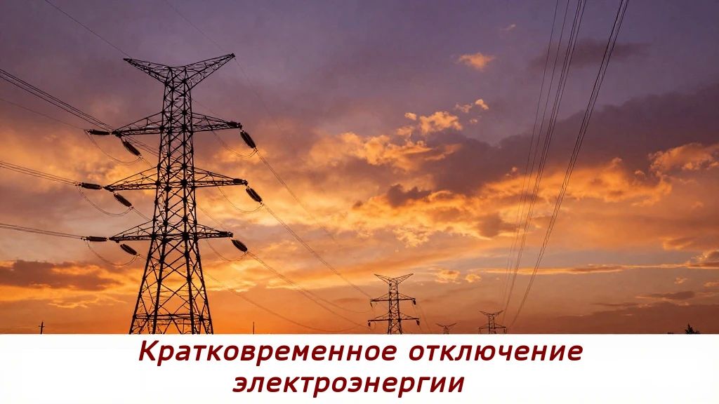 Уважаемые снежнянцы!. В связи с напряженной ситуацией в электросети Донецкой Народной Республики на территории округа возможны кратковременные веерные отключения электроэнергии