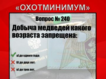 #Охотминимум
