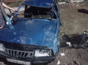 «Девятка» разнесла три иномарки в Мариуполе: хроника одного бегства