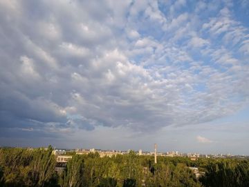 11 августа в Донецке:. переменная облачность, без существенных осадков