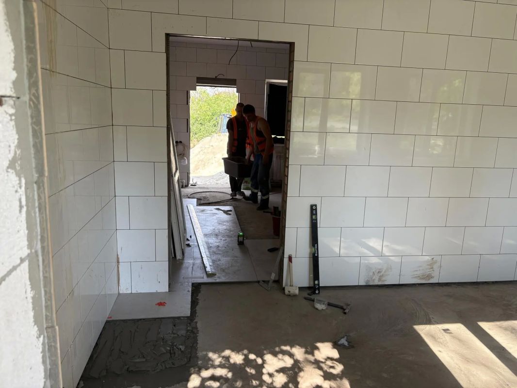 В пищеблоке и прачечной детсада № 16 Стожковского Шахтерского округа благодаря сахалинцам стартовали внутренние работы В пищеблоке и прачечной детсада № 16 Стожковского Шахтерского округа благодаря сахалинцам стартовали внутренние работы