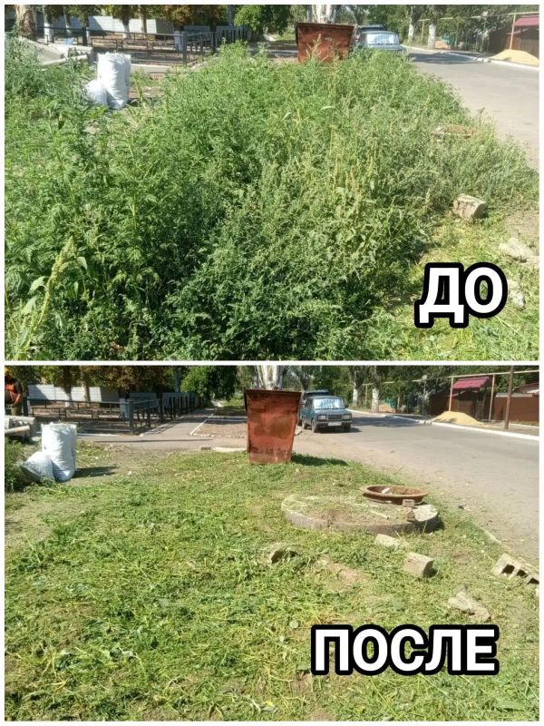 В Старобешевском округе продолжается плановая очистка территорий В Старобешевском округе продолжается плановая очистка территорий