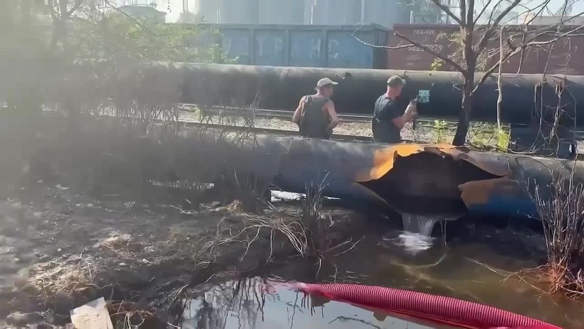 Украинские фашисты начали целенаправленно бить по водопроводам России
