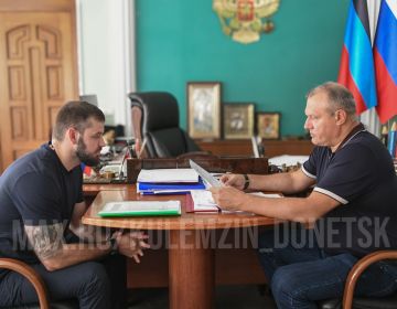 Алексей Кулемзин: Сегодня встретился с президентом Федерации автомобильного и мотоциклетного спорта ДНР Владимиром Бодачевским
