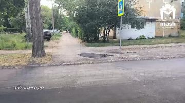 Загадочный переход появился в Донецке возле школы №46 — водители неизбежно попадут на него при выезде со двора