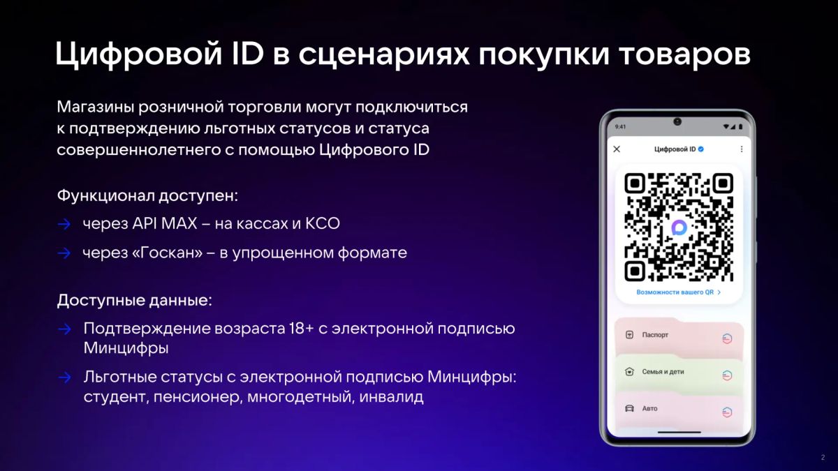Подтвердить возраст при покупке можно с помощью мессенджера МАХ