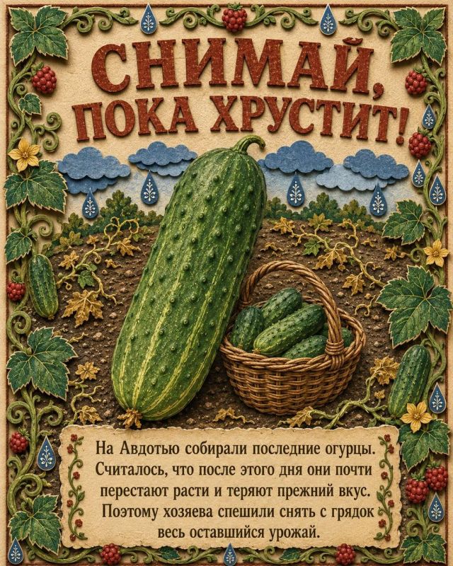Что общего у огурцов, малины и сена? Что общего у огурцов, малины и сена?