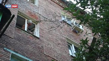 Георгий Медведев: Многоквартирный дом повреждён в центре Горловки в результате удара ВСУ
