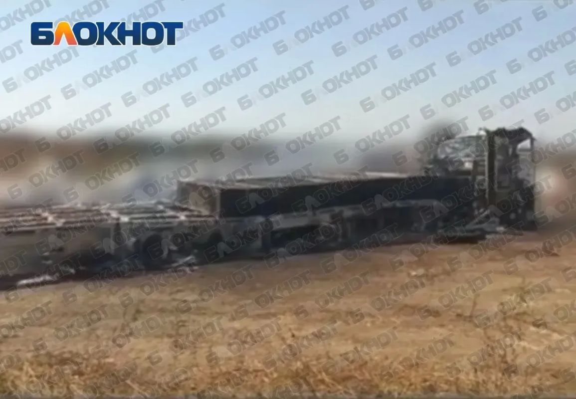 Украинский дрон сжег в Мариуполе фуру жителя Волгодонска Ростовской области