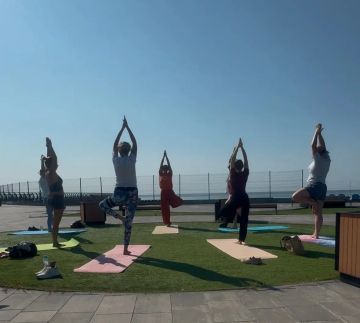В Мариуполе прошла очередная открытая тренировка по йоге
