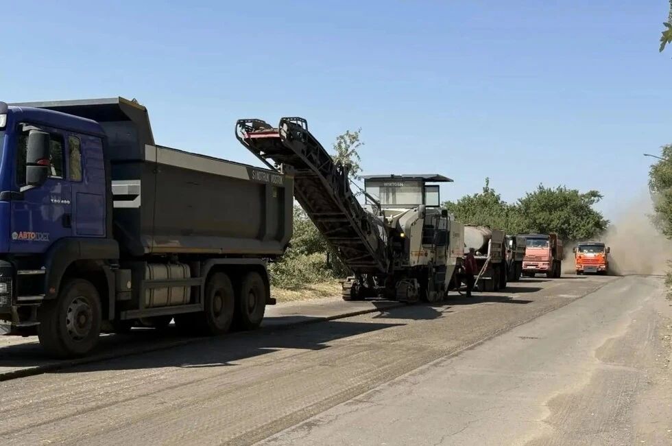 В Шахтерске приступили к капремонту объездной дороги через город