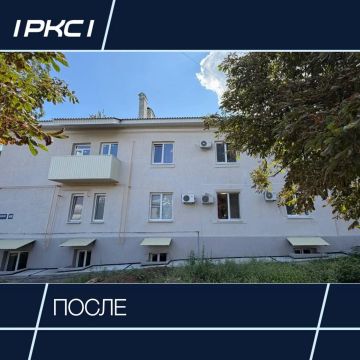 В Мариуполе на улице Красномаякской восстановлен многоквартирный дом