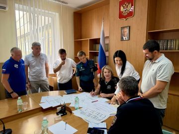 В Управлении Судебного департамента в ДНР состоялось рабочее совещание с представителями ведомств региона, ППК «Единый заказчик» и подрядных строительных организаций