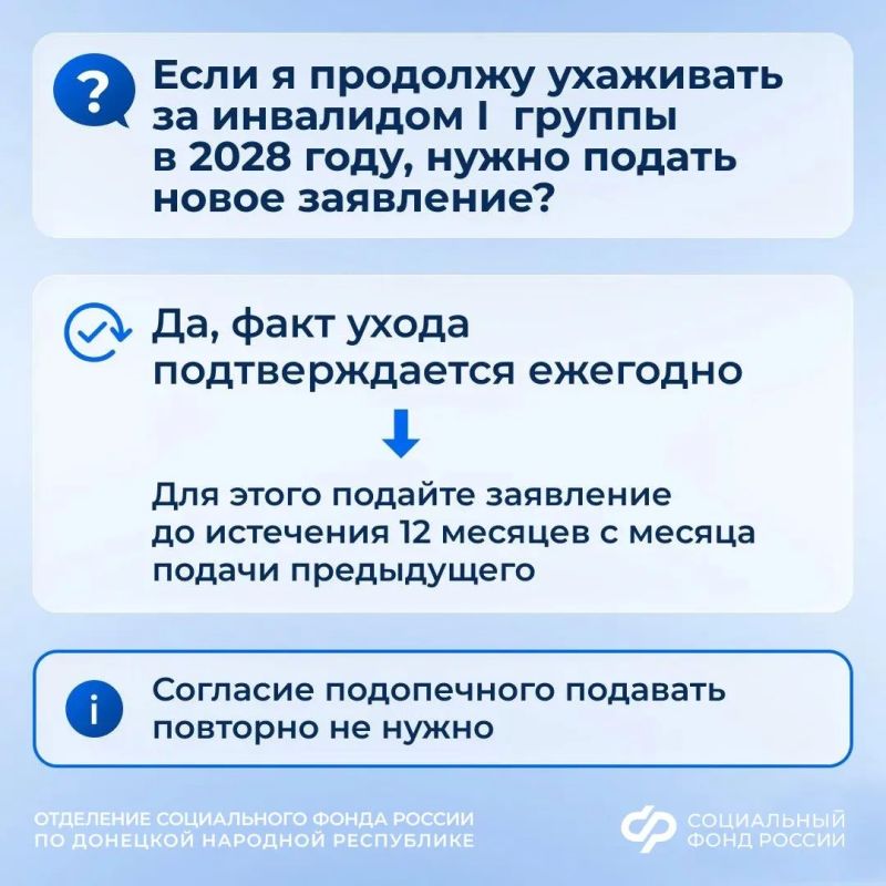 Подтверждать уход за нетрудоспособными гражданами с 2027 года нужно будет заранее Подтверждать уход за нетрудоспособными гражданами с 2027 года нужно будет заранее