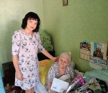 Свой 96-й день рождения 20 августа отмечала участник Великой Отечественной войны Скуднова Нина Константиновна