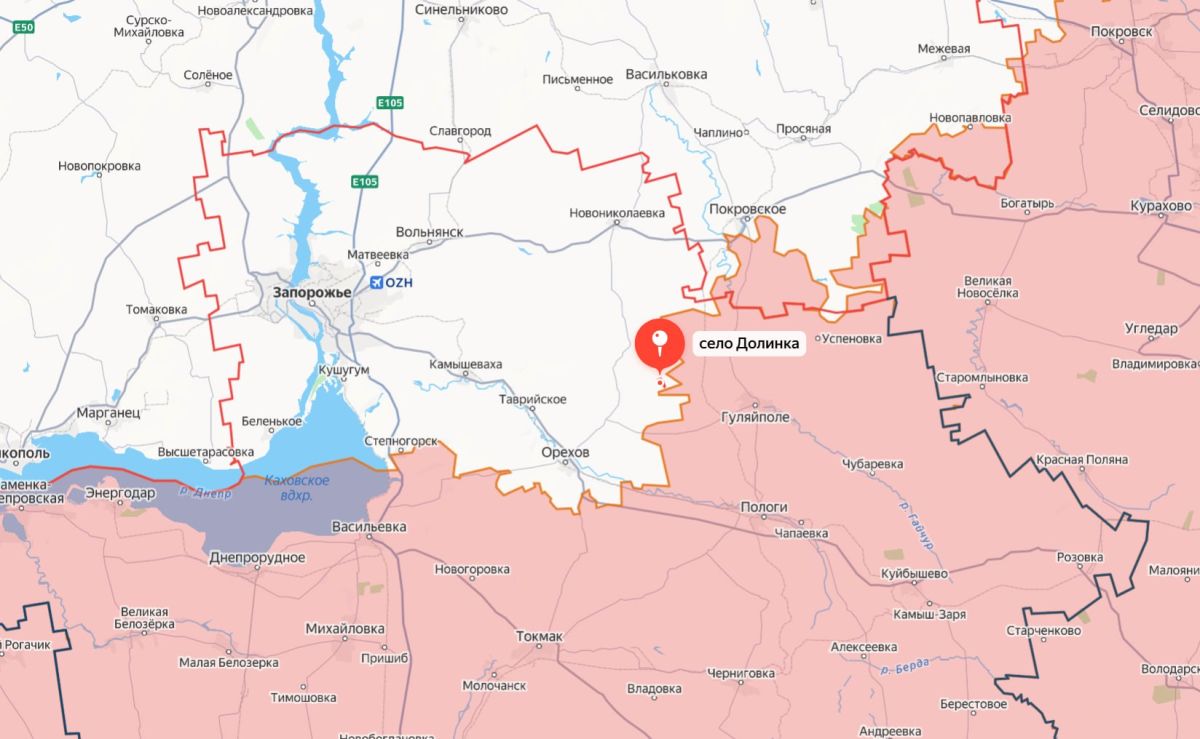 Министерство обороны России сообщает об освобождении населённых пунктов Долинка Запорожской области и Кучеров Яр Донецкой народной республики