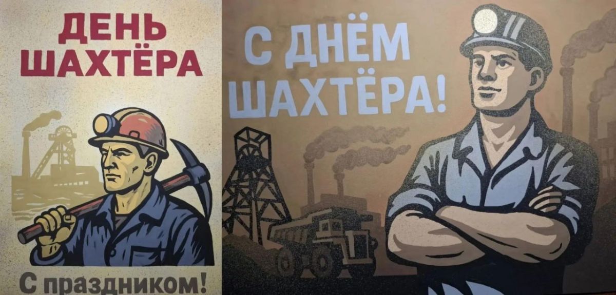 «Мы славим труд шахтёра». Сегодня во Дворце культуры «Лидиевка» открылась выставка рисунков, посвящённая Дню шахтёра, которую подготовили участники студии «Палитра»