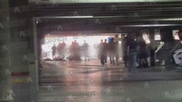 Медикам пришлось оказывать помощь пострадавшим на подземной парковке ТЦ «Донецк Сити»